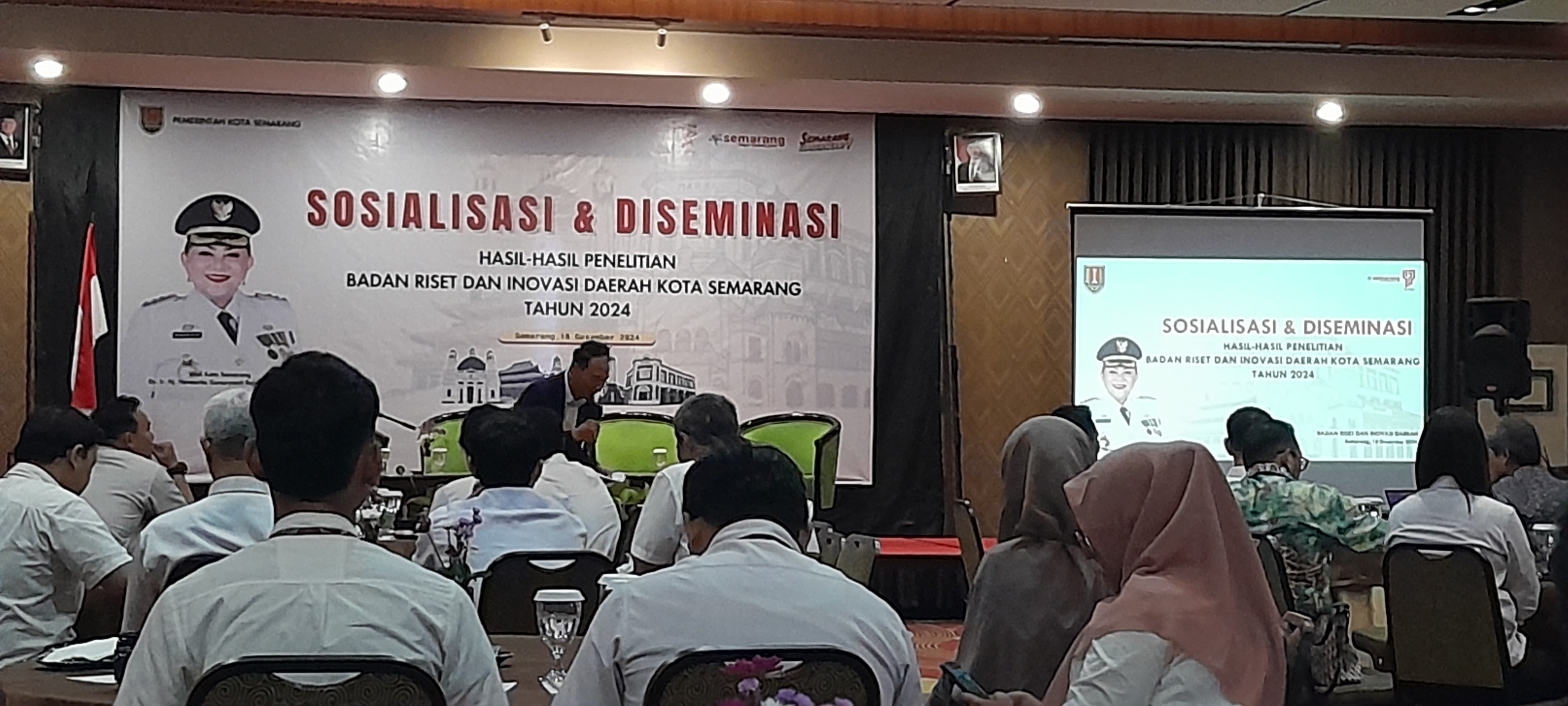 Diskominfo Kota Semarang Mengikuti Sosialisasi dan Diseminasi Hasil Penelitian